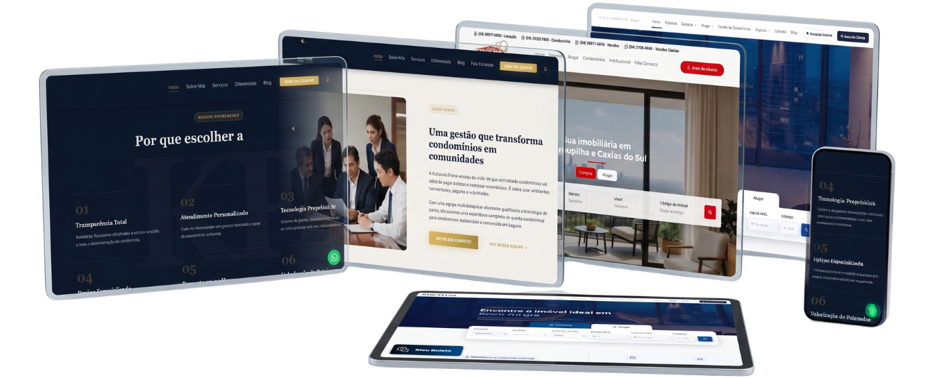 Tela do Gerente Virtual com motor de automação do ImobiForce